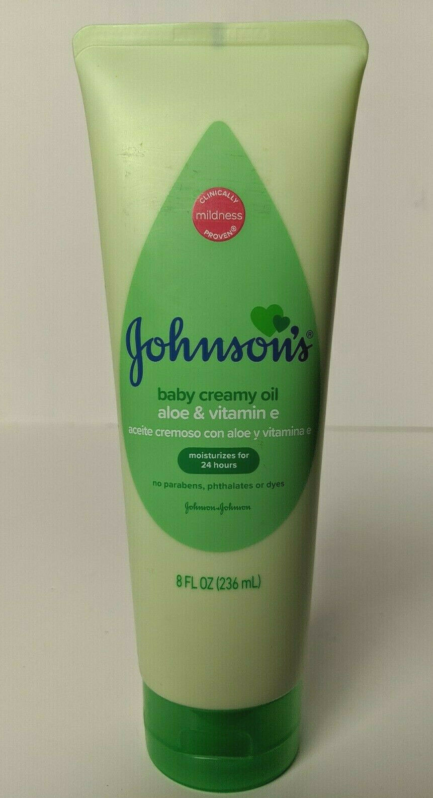 johnson's baby creamy oil aloe vera