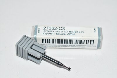 NEW Harvey Tool 27362-C3 5/64'' x 1/16'' AlTiN Coated