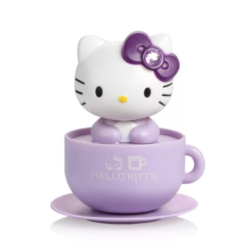 purple Hello Kitty Moving Head Solar Car Decoration US Seller