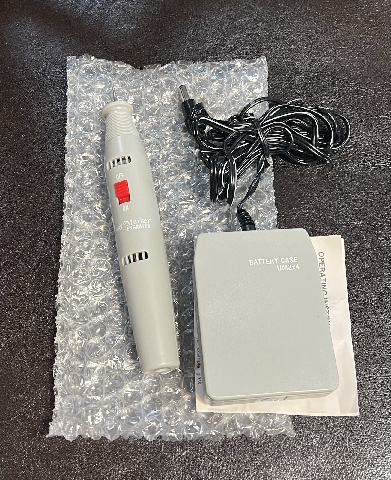 Easy Marker Engraver Portable Battery Operated Engraves Ornaments Glass Metal