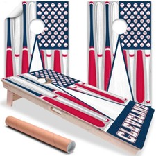 Cleveland Baseball Tailgating Cornhole Board Wraps and Decals Vinyl Sticker