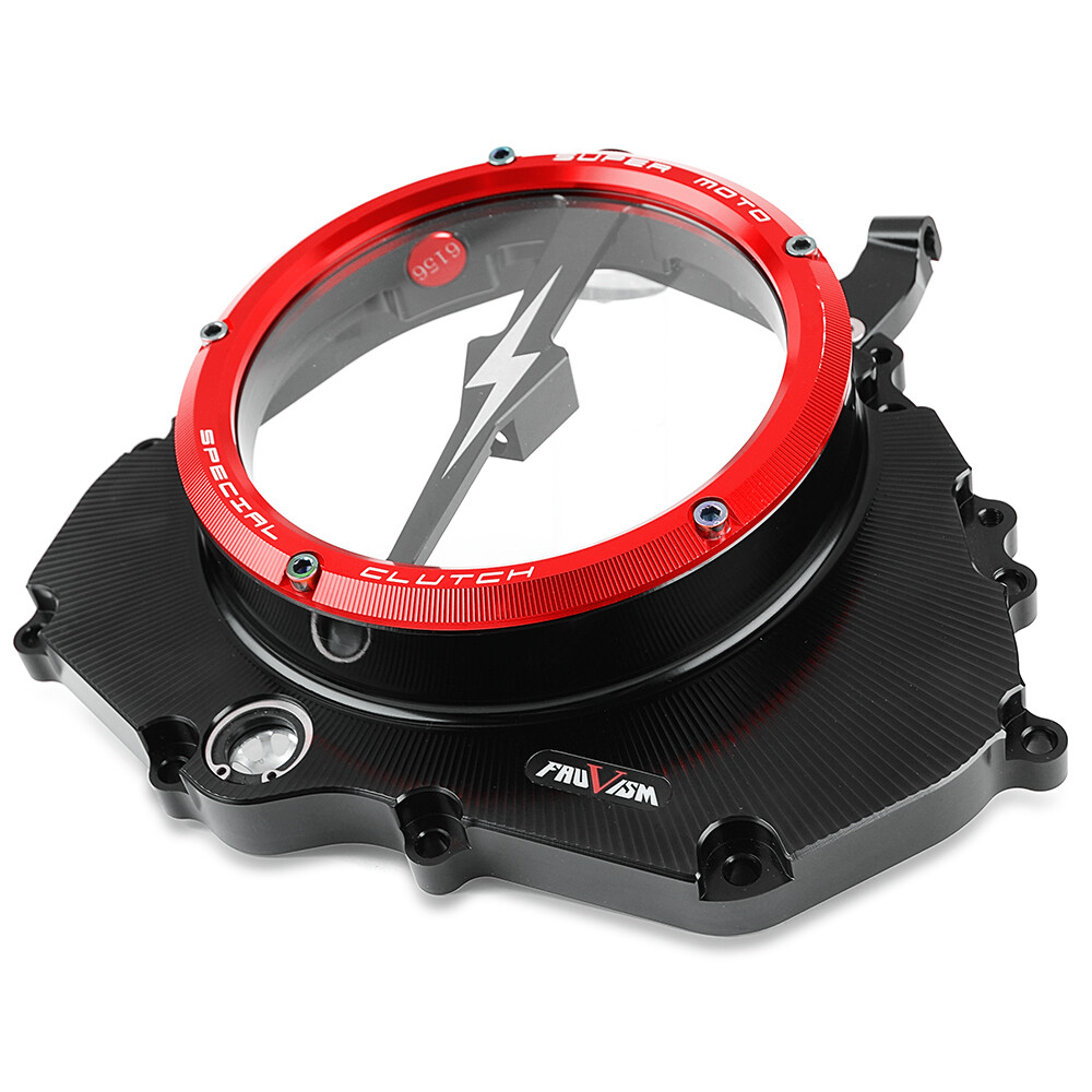 Clear Clutch Cover Spring Retainer R For Kawasaki Ninja 400 Z400