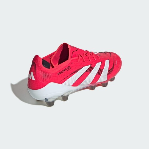 adidas PREDATOR ELITE HG/AG IE3760 Red White Black Soccer Cleats - Picture 6 of 12