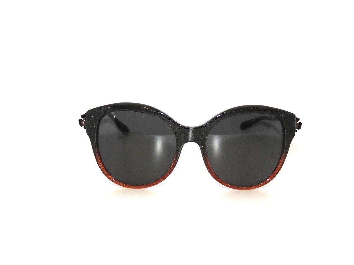 Coach 8189 (L1610) 547587 Black Amber Glitter Gradient Gray Sunglasses 0HC8379U__55208G__P21__shad__q  main image 4