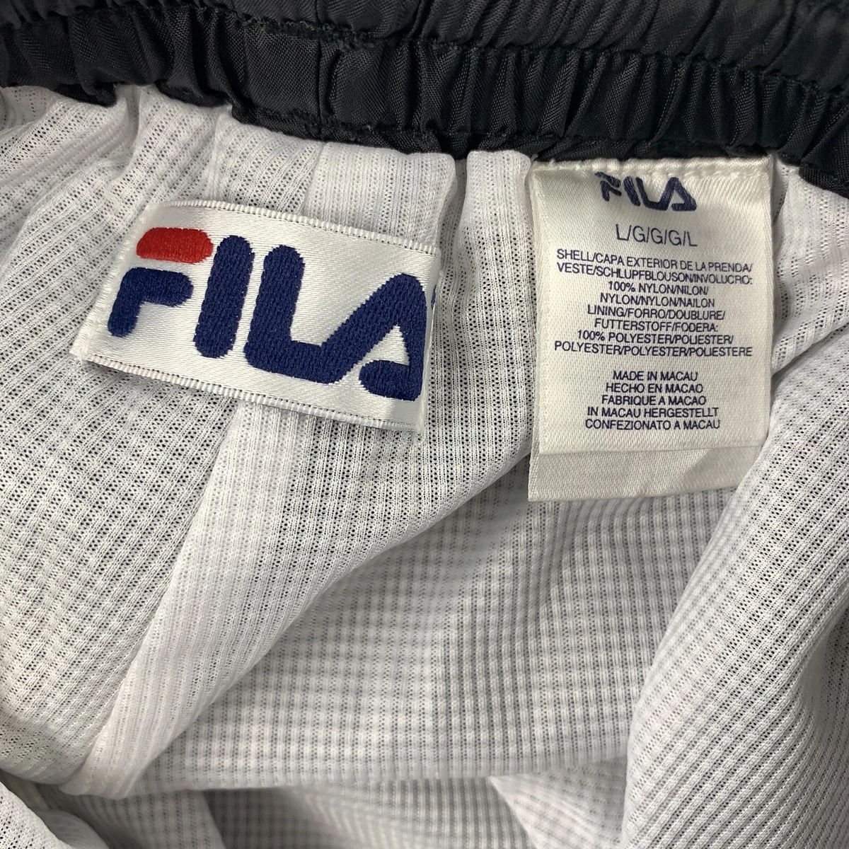 Fila nylon shell track best sale pants