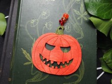 Jack O Lantern Pumpkin Yule Tree Decoration - Pagan, 