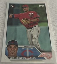 2023 Topps Baseball Series 1 Jermaine Palacios Minnesota Twins Rainbow Foil RC
