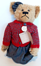 Boyds Bear plush Mamie Bearington mohair in sweater skirt in box tags  Q2382