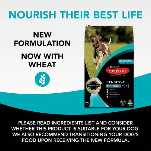 Supercoat Smartblend Sensitive Adult Dog Food Fish 15kg - Picture 5 of 8