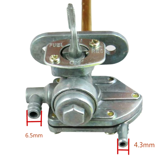 Petcock de combustible para Kawasaki 454 LTD Ninja 250R 500R Vulcan 500 ZR7S ZR1100 Foto 3 de 3
