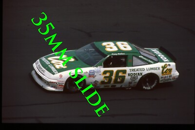 #ad #ad 35MM NASCAR SLIDE KENNY WALLACE #36 COX LUMBER PONTIAC ON TRACK AT DOVER #BT8 $5.39