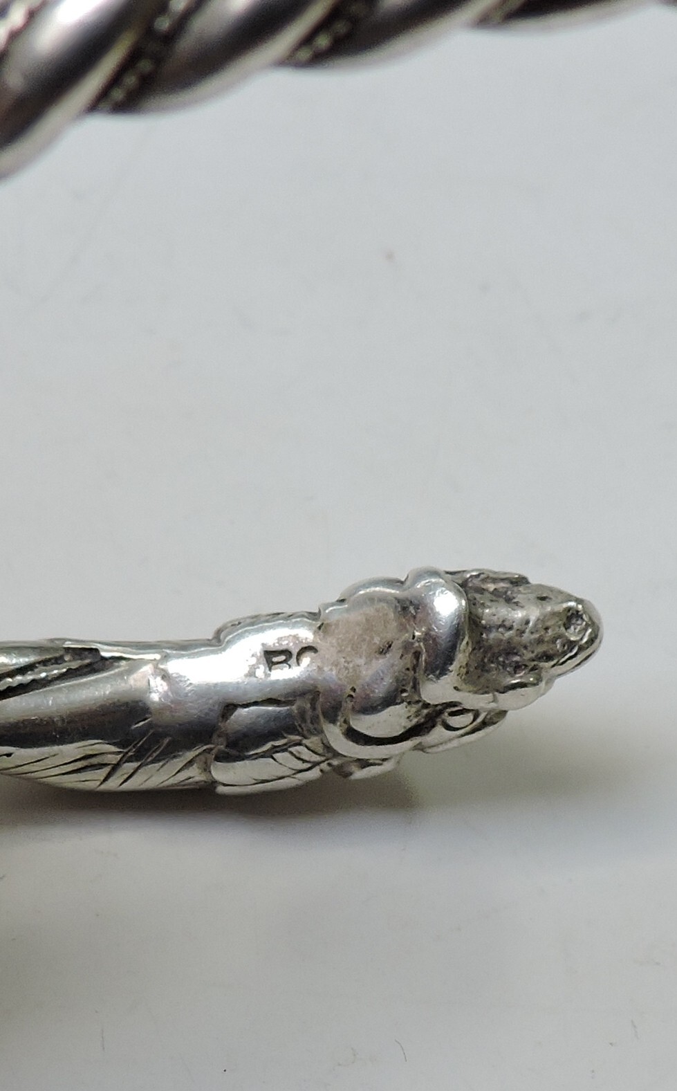 Solid Extravagant 835 Silver Bangle / Bangle With… - image 7