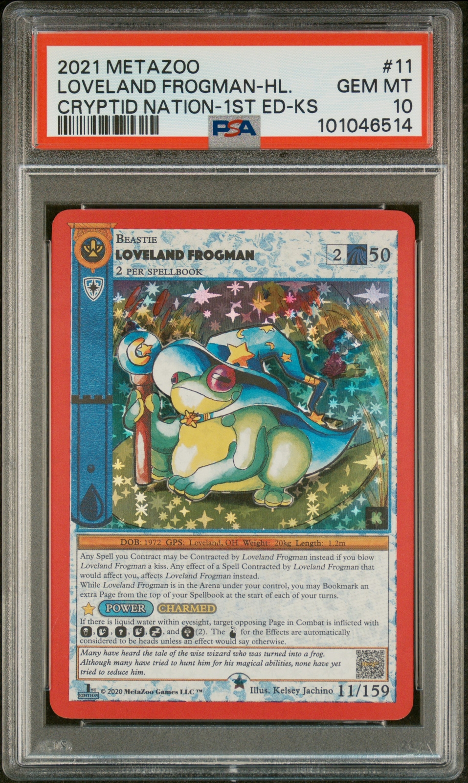 Loveland Frogman holo キックスターター PSA10 Loveland Frogman holo キックスターター PSA10