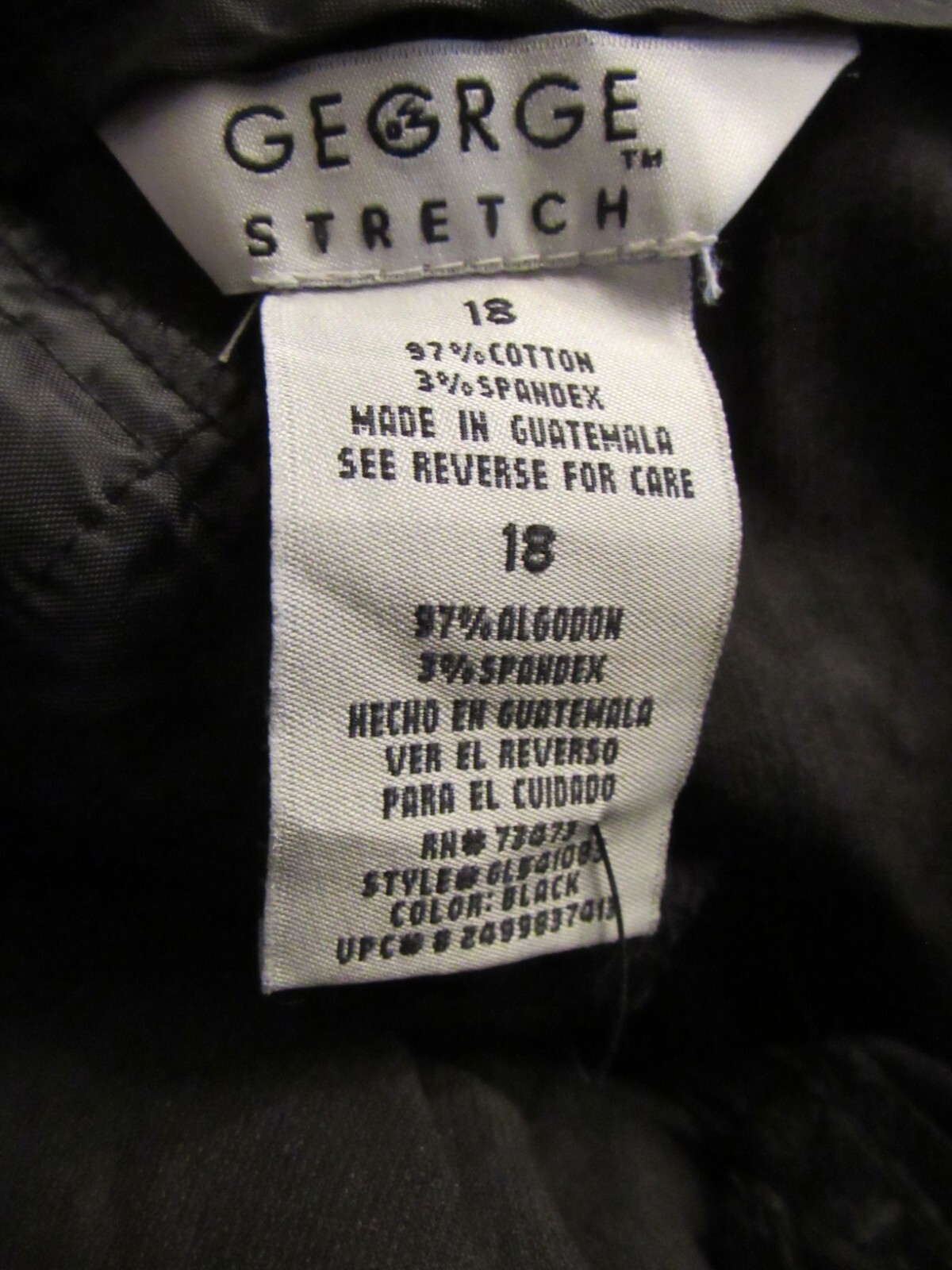 Plus Size Women's Black Solid George Corduroy Ves… - image 4