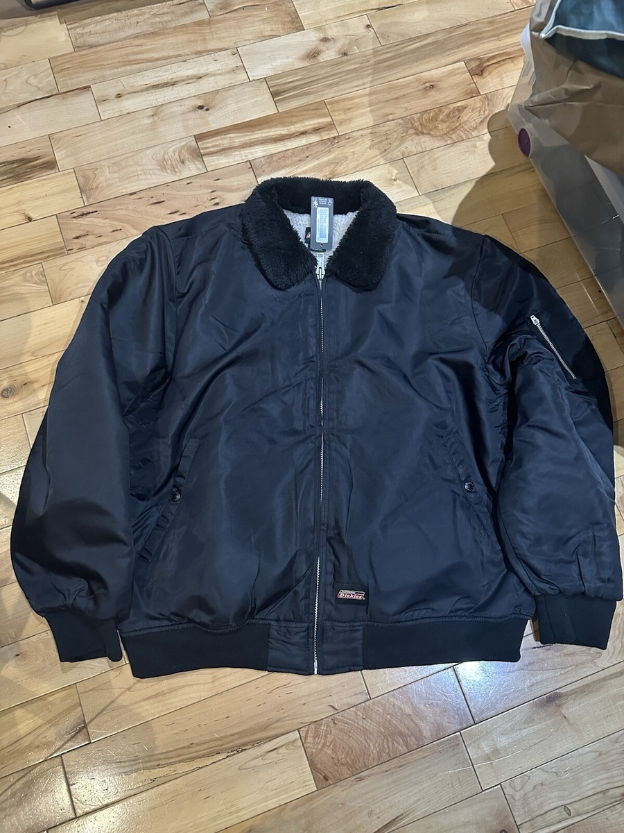 Supreme Dickies Black Fur Collar Bomber Jacket XXL | eBay Supreme Dickies Black Fur Collar Bomber Jacket XXL | eBay