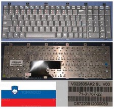 Fujitsu Siemens Amilo XA1526 QWERTZ Keyboard Slovenia Black