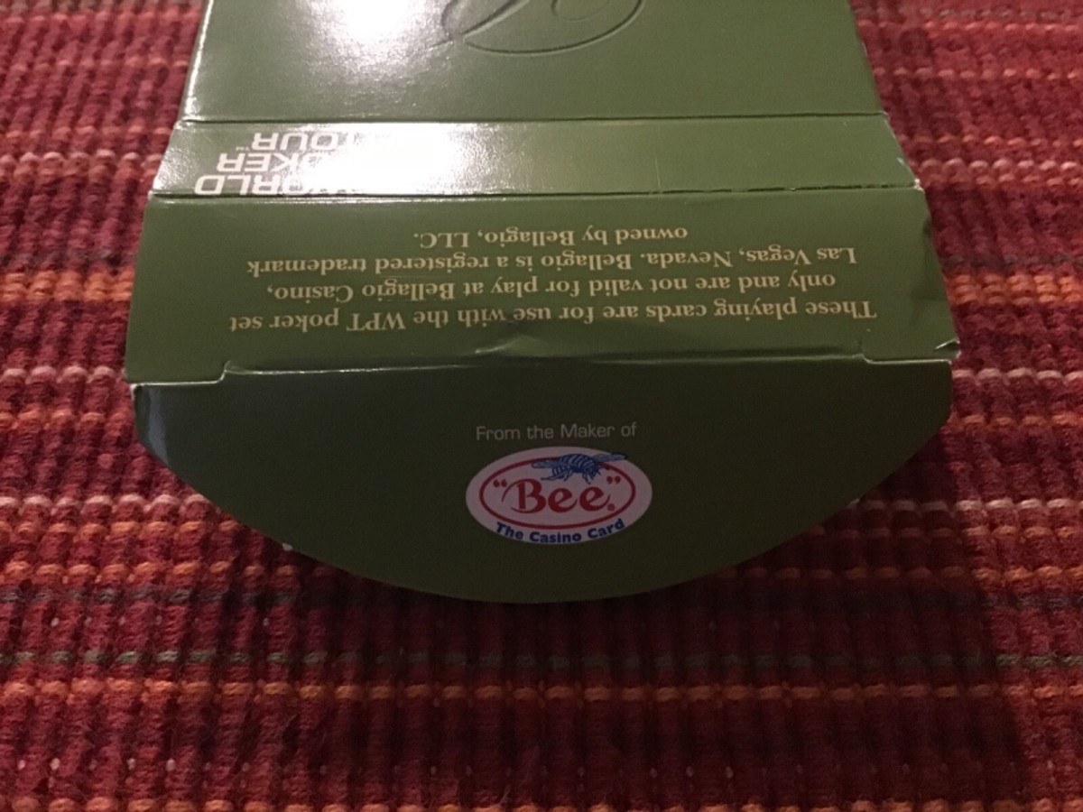 Original Bellagio World Poker Tour BEE Playing Cards by US Playing 