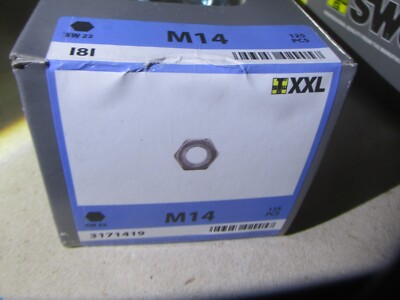 Paket M14 Mutter 125Stück  verzinkt / XXL Aktion KK