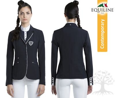 Equiline veste de concours Gwentyg Marine Chez Sellerie