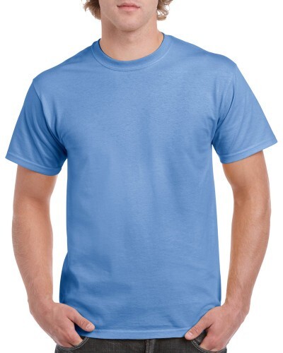 Camiseta de algodón Gildan para hombre cuello redondo manga corta talla XL azul nueva - Imagen 1 de 1