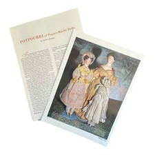 Vintage Antique Papier Mache Dolls History Article 6 Pages w/ Photos Paper Mache