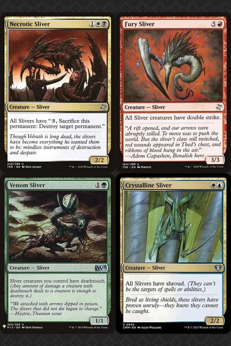 SLIVERS Commander EDH Deck The First Sliver - Custom Magic Pre