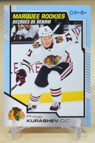 2020-21 Upper Deck OPC Marquee Rookies Blue #620 Philipp Kurashev - Chicago