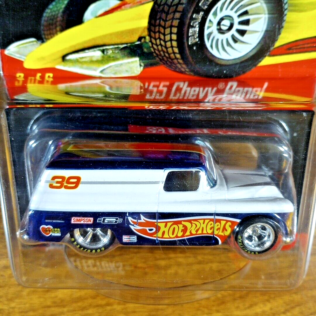 「2007 RLC REAL RIDERS '55 CHEVY PANEL Hot Wheels RLC Real Riders '55 Chevy Panel 369/11000 Blue