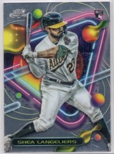 Shea Langeliers 2023 Topps Cosmic Chrome Baseball Base