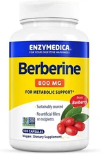 Enzymedica, Berberine 800 mg, for Metabolic support,  120 Capsules