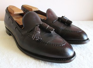 Alden-563-Burgundy-Shell-Cordovan-Tassel-Loafers-Shoes-Mens-10-5-A-C