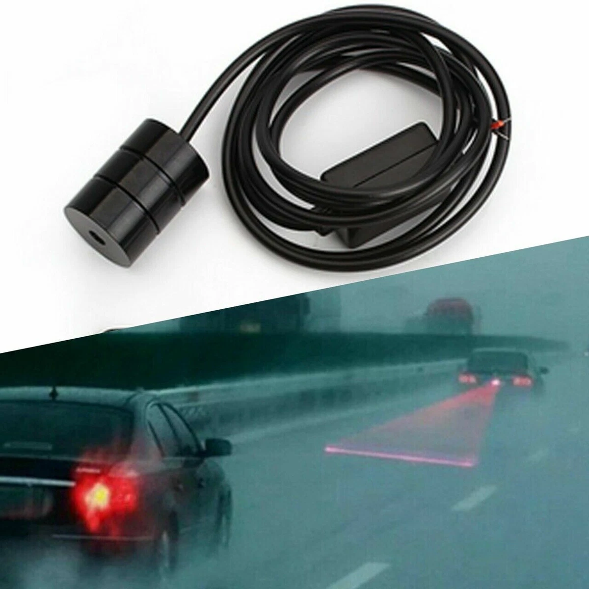 Laser outlet fog light