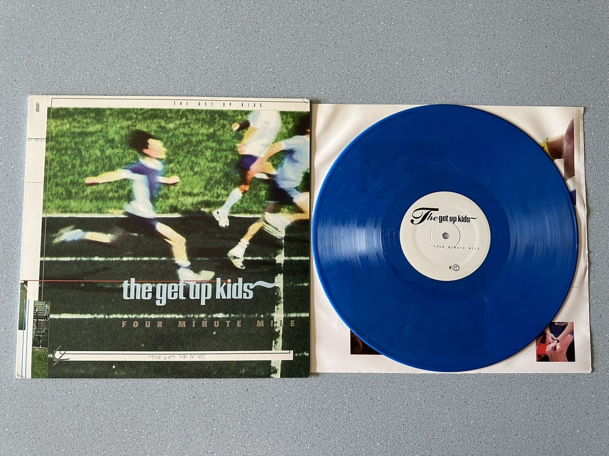 THE GET UP KIDS 4 Minute Mile BLUE Vinyl Record EMO AFI NOFX Circa 