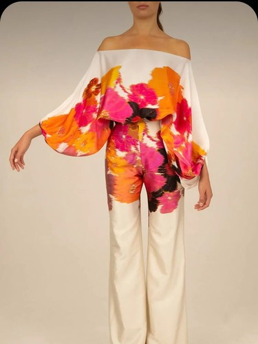 Hosen-Sets zweiteiliges Set Damen Oberteile weites Bein Hosenanzüge 2-teilig Outfits - Bild 28 von 37