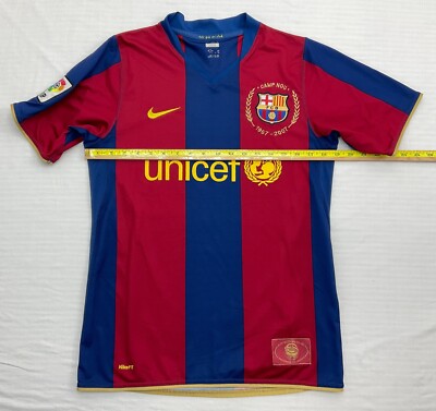 Nike Barcelona 2007 2008 Camp Nou 50th Anniversary Home Football