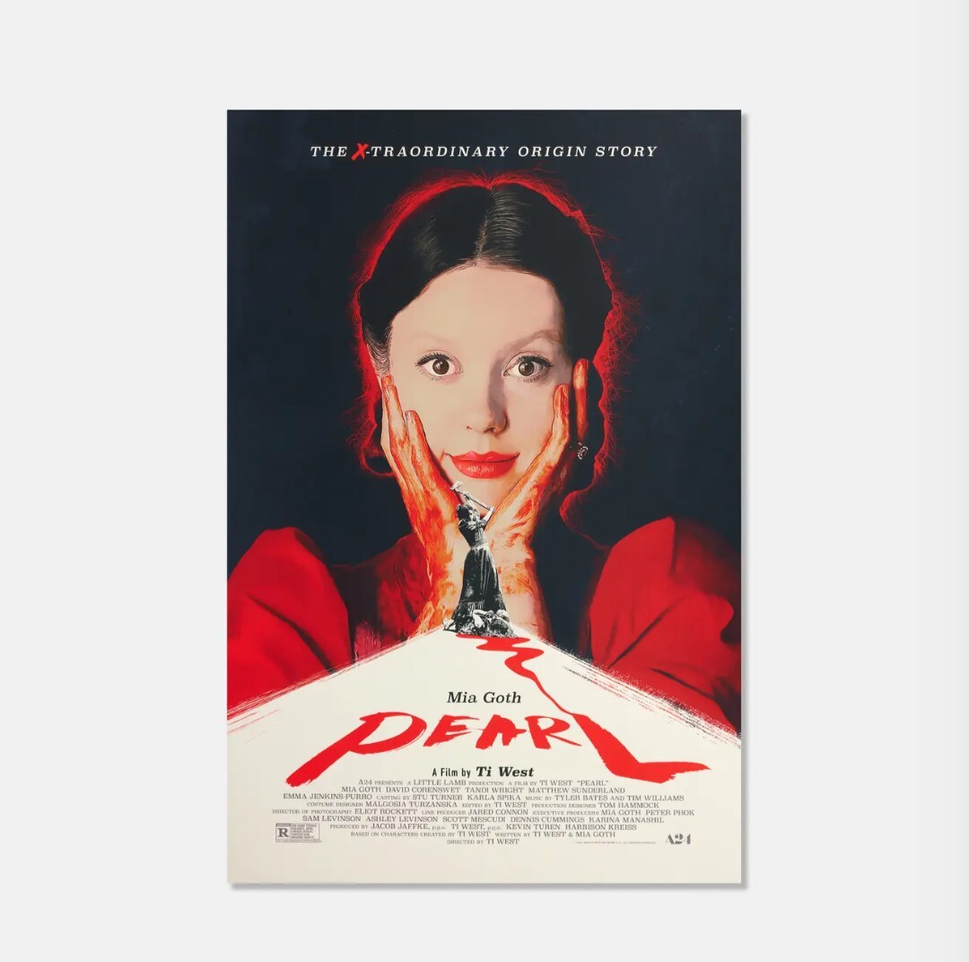 Pearl - Limited Edition X/1000 Screen Print Poster A24 - Mia Goth