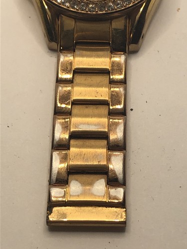 Fossil Watch Parts Case 38mm Band 18mm clasp Crystal Rose Gold Tone GY288 - Picture 3 of 9