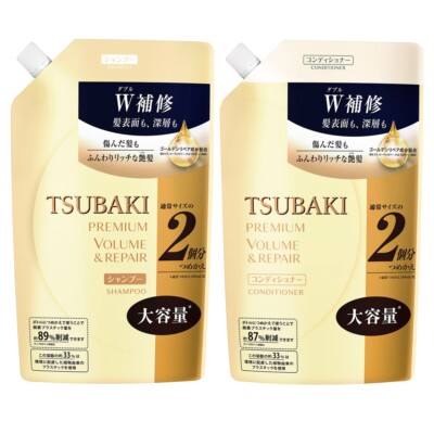 [US WAREHOUSE] Shiseido TSUBAKI Premium Repair Shampoo/Conditioner Refill 660ml