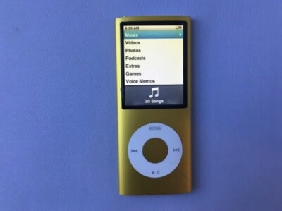 Apple iPod nano 4th Generation Yellow (8 GB) for sale online | eBay