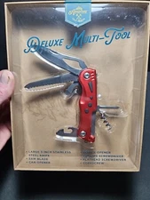 Adventure Is Out There Deluxe 7 Piece Multi-tool Red New In Box