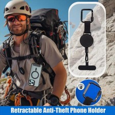 Retractable Anti-Theft Holder For Phone Hanging Rope Lanyard Strap Keychain GN