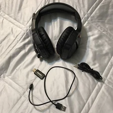 BINNUNE Wireless Gaming Headset with Microphone for PC PS4 PS5 Playstation 4 5, 