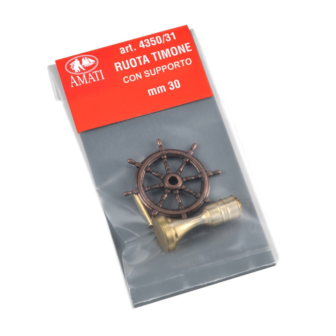 Ruote timone in metallo Amati AM4350-31 per modellismo