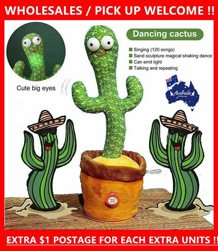 Dancing Talking Singing Shaking Cactus Educational Plush Doll Kids