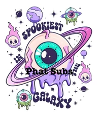 Sublimation Print Spookiest In The Galaxy Ready To Press Heat Transfer