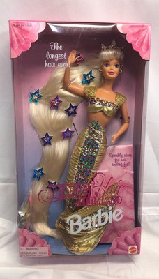 barbie mermaid jewel hair