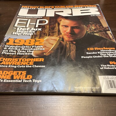 URB Magazine June 2002 El-P  Def Jux Gorillaz Boards Of Canada Recloose Hip Hop