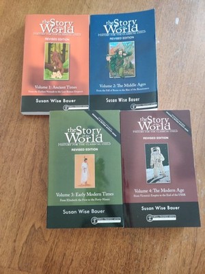 The Story of the World Vol 1-4 Complete Set Susan Wise Bauer Revised Edition