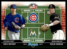 2013 Bowman Draft Picks & Prospects Kris Bryant/Colin Moran Rookie Chicago Cubs