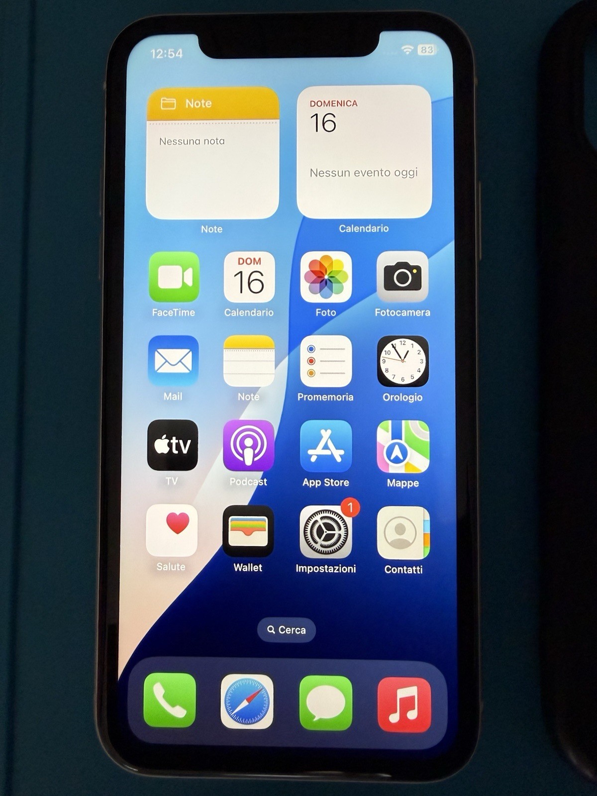 Apple iPhone XR 64GB Bianco iOS con custodia nera, alimentatore e cavi